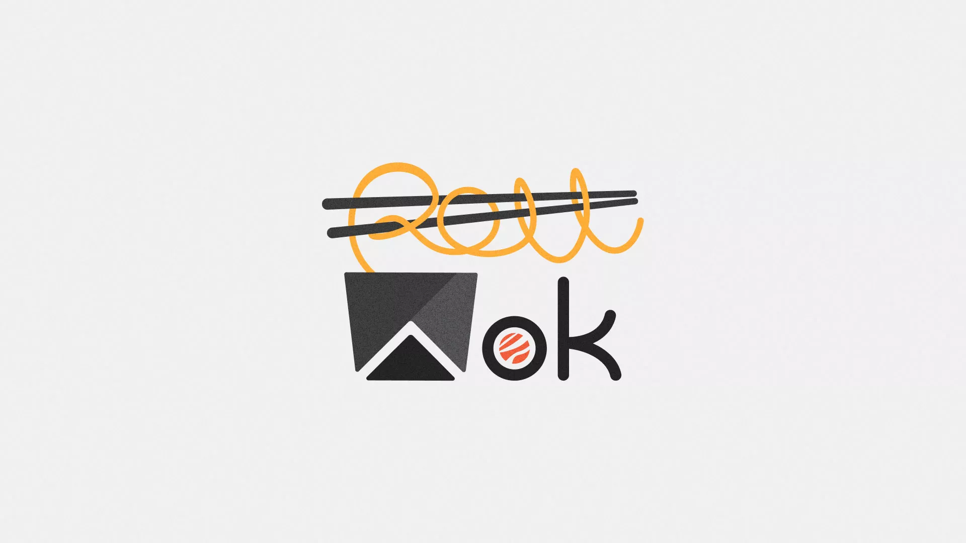Разработка логотипа в Белинском для суши-бара «Roll Wok Club» Разработка логотипа в Белинском для суши-бара «Roll Wok Club»