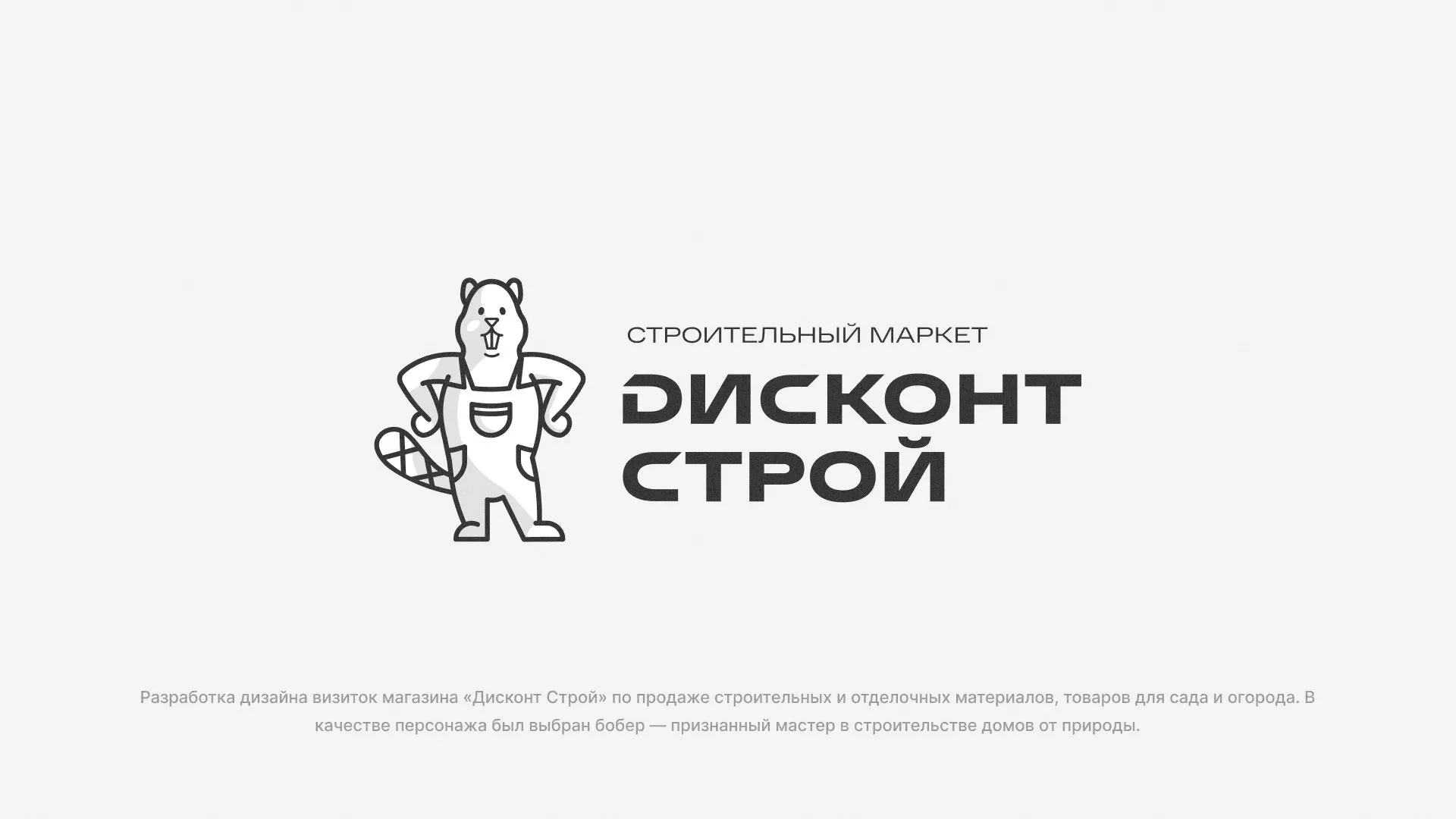 Разработка дизайна визиток магазина «Дисконт Строй» в Белинском